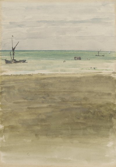 I bagnanti, 1883-84 da James Abbott McNeill Whistler